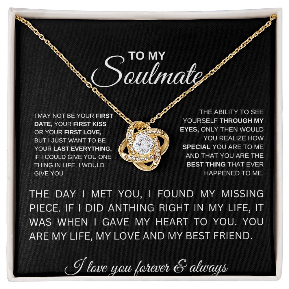 Soulmate | Love Knot Necklace | Christmas gift