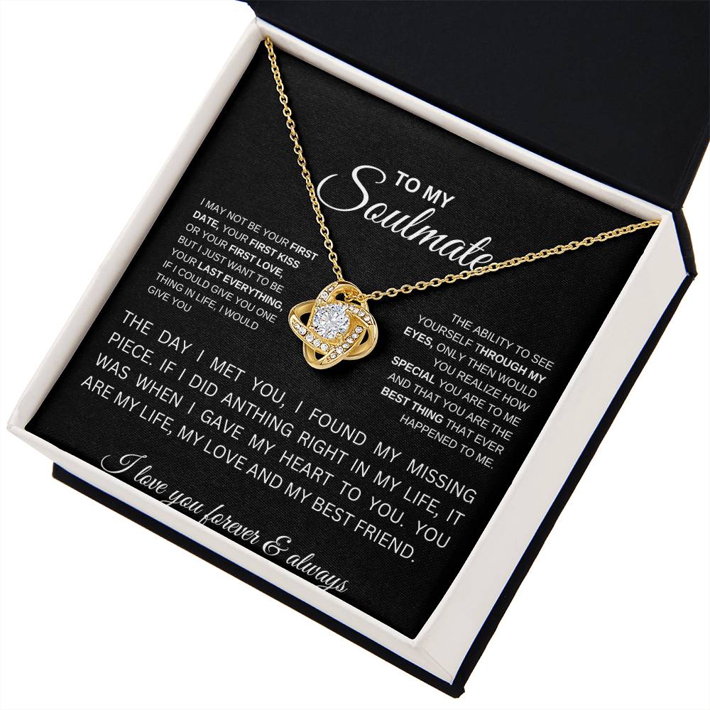 Soulmate | Love Knot Necklace | Christmas gift