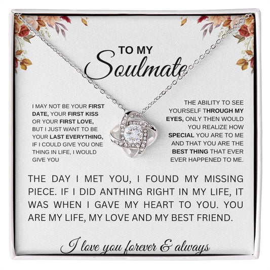 Soulmate | Love knot Necklace | Christmas Gift