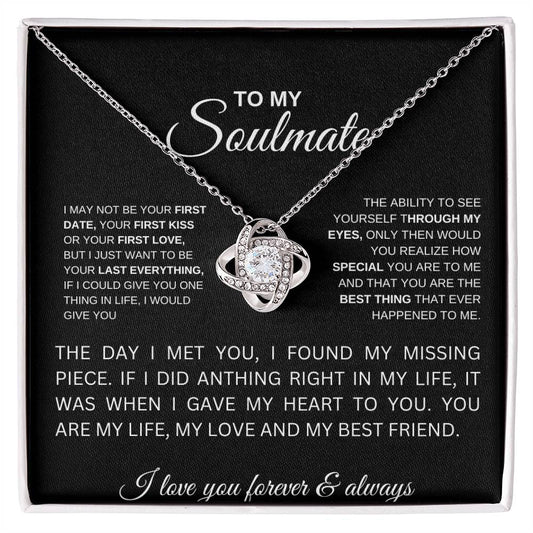 Soulmate | Love Knot Necklace | Christmas gift